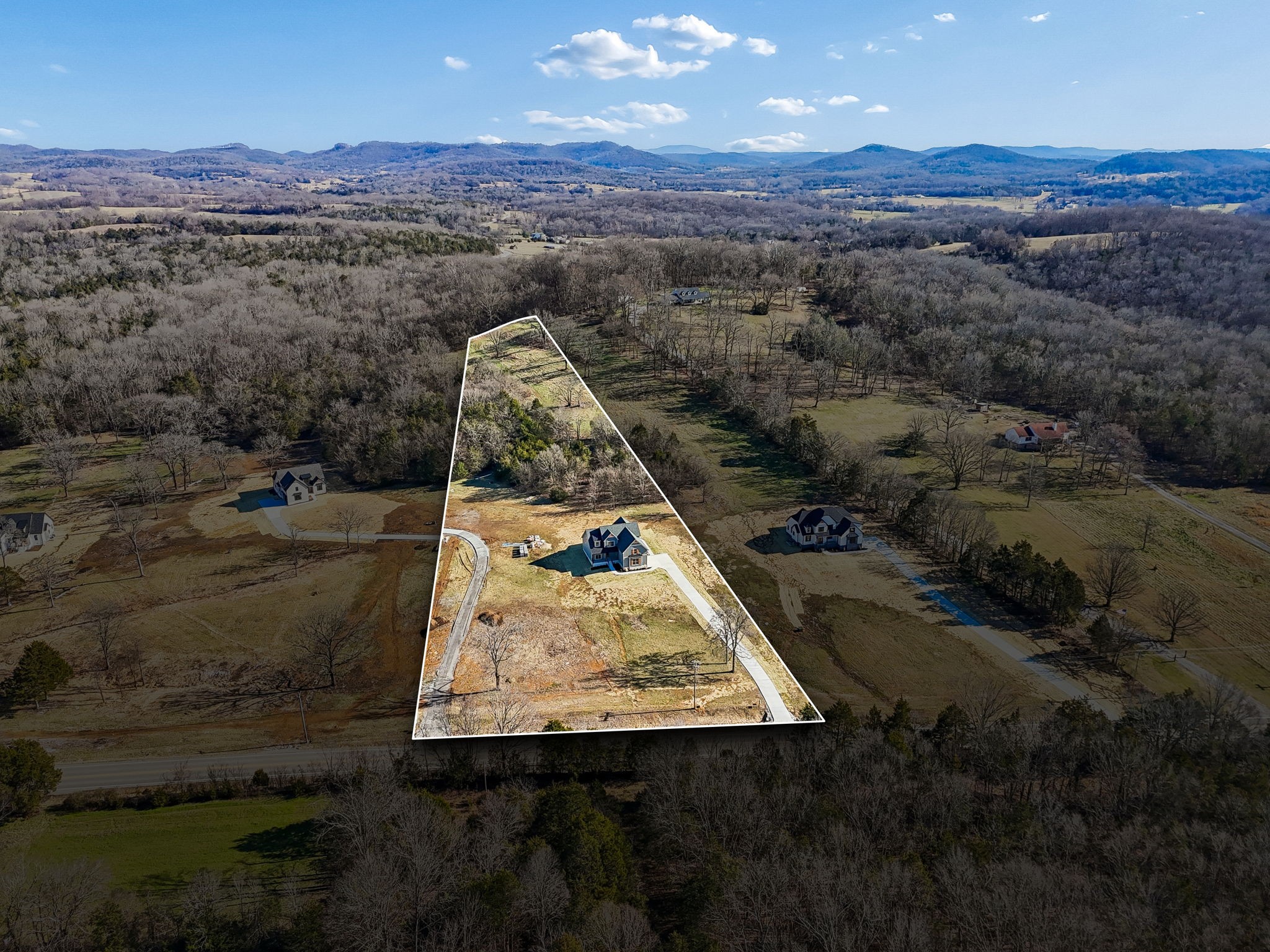 13781 Cainsville Road Lebanon, TN 37090 - Photo 71 of 72 an aerial view of residential houses with outdoor space
