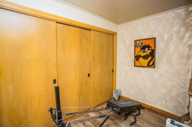 a bathroom with a shower curtain