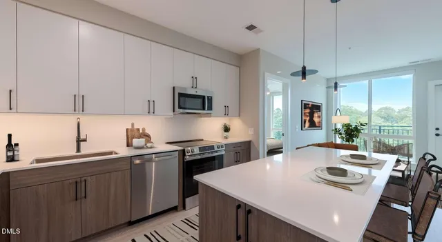 a bathroom with a sink double vanity and a mirror