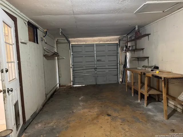 a view of storage and utility room