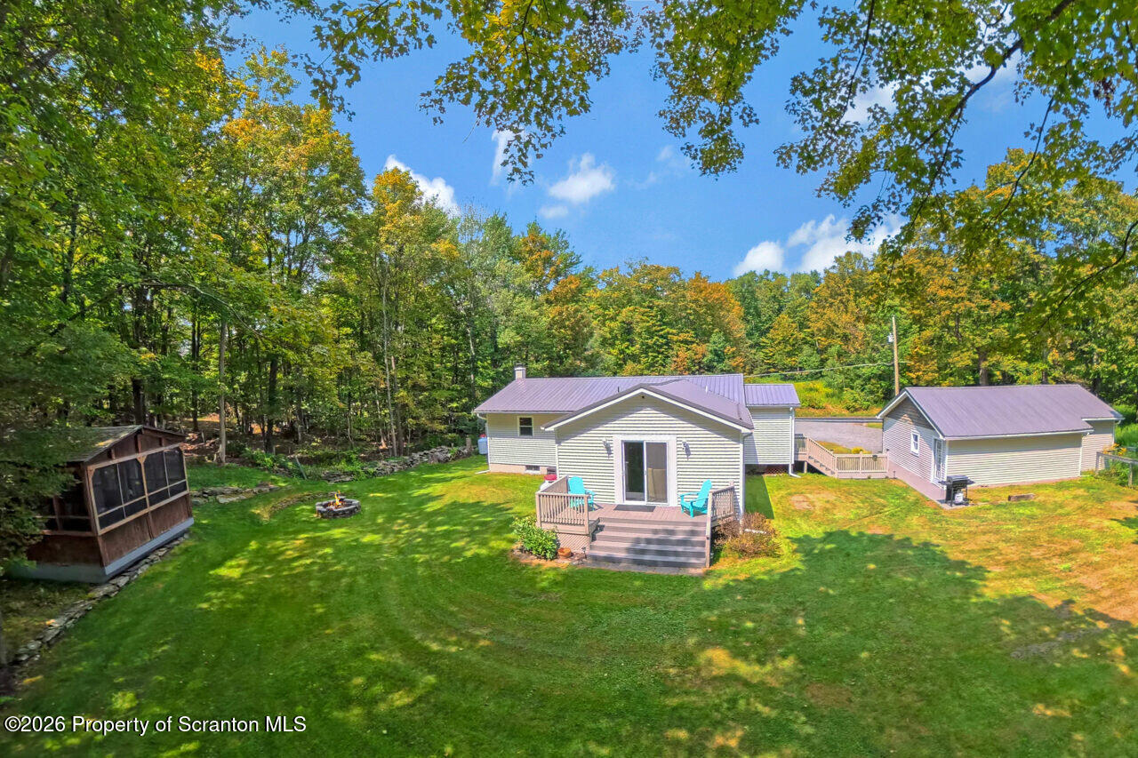 3660 Aberdeen Road Moscow, PA 18444 - Photo 68 of 68 a aerial view of a house with a yard