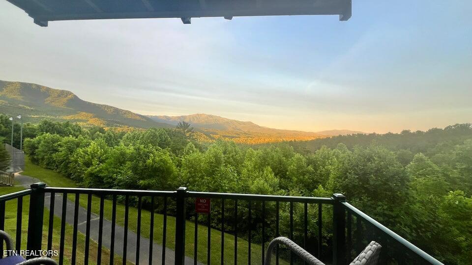 3710 Weber Road, Unit 104E Gatlinburg, TN 37738 - Photo 32 of 42 104E balcony