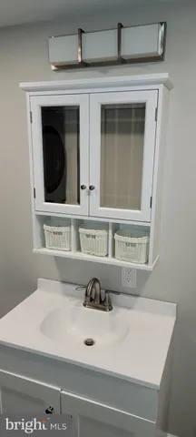 a close view of dresser