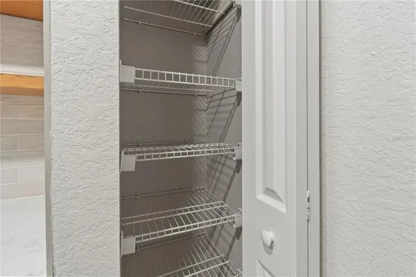a close view of utility room