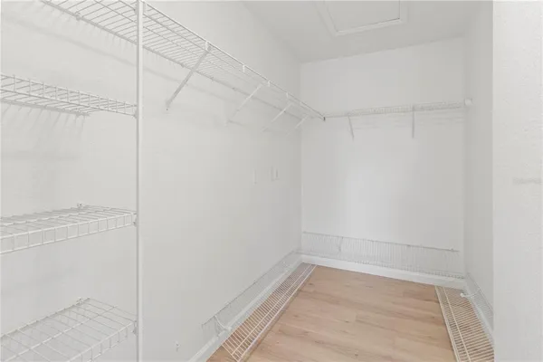 a empty room with wooden floor