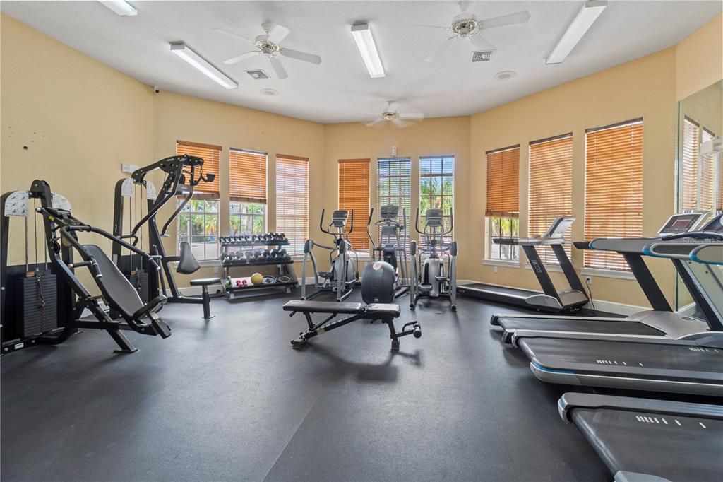 8827 Manor Loop, Unit 201 Lakewood Ranch, FL 34202 - Photo 39 of 39 a view of a room with gym equipment