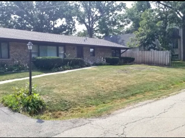 a backyard of a house
