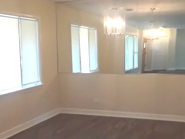 a view of a room with window