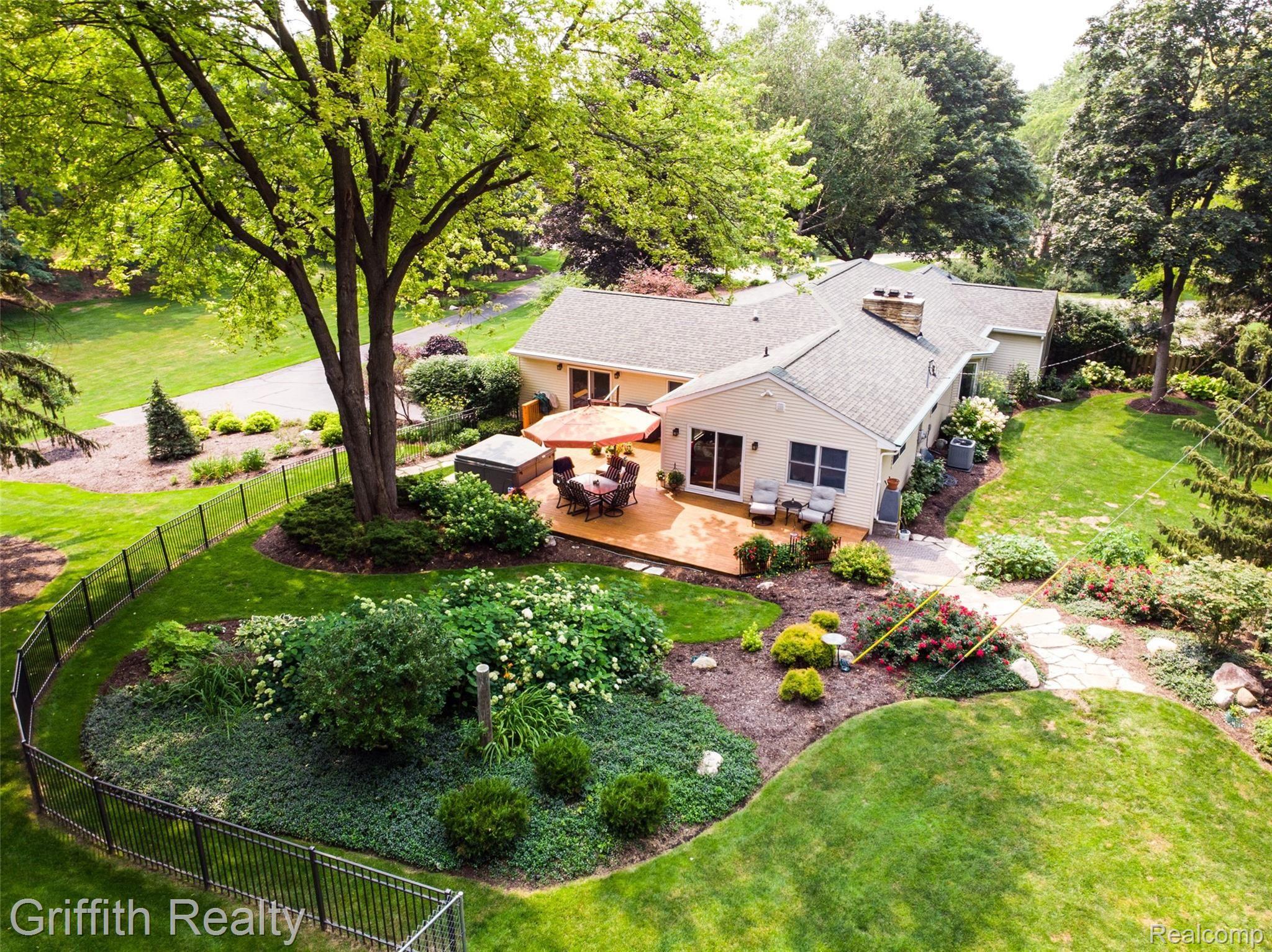 Privacy, pines and perennials!  Absolutely gorgeous 5 acres! 