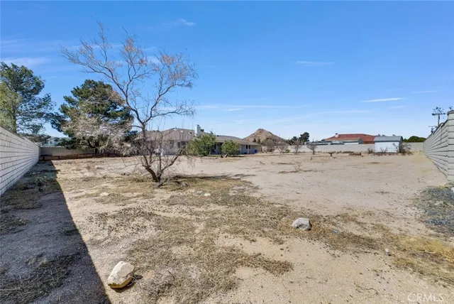 a view of a backyard of a house