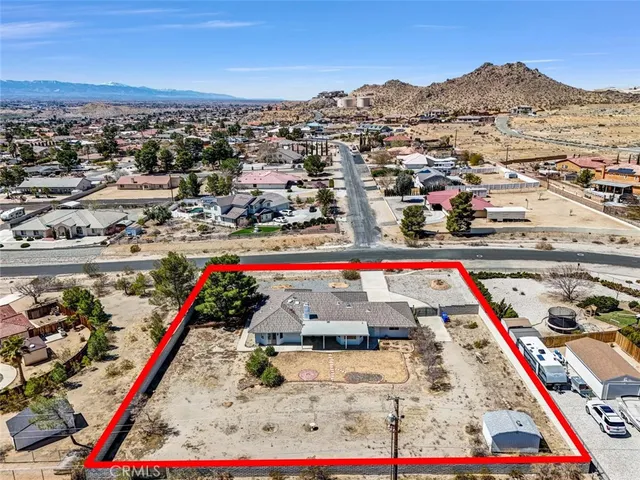 an aerial view of residential houses and city space