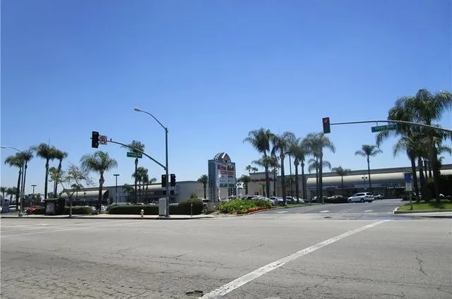 a view of a city street