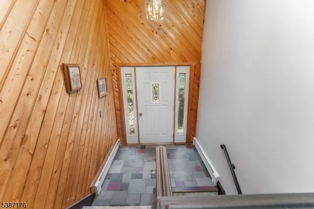 a view of a door and an entrance door