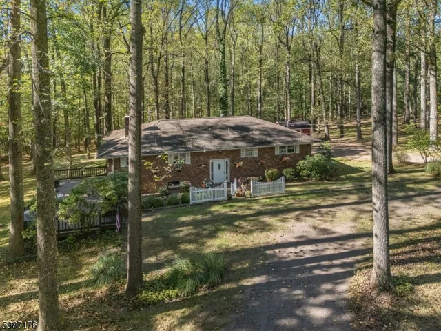 a view of a yard in front of house