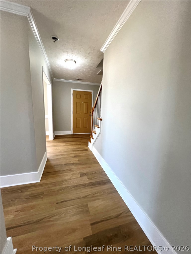 240 Declaration Drive Raeford, NC 28376 - Photo 21 of 37 a view of hallway with stairs