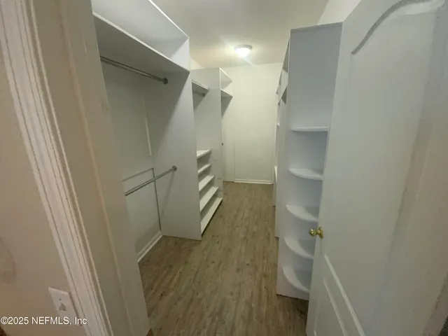 a view of a room with window