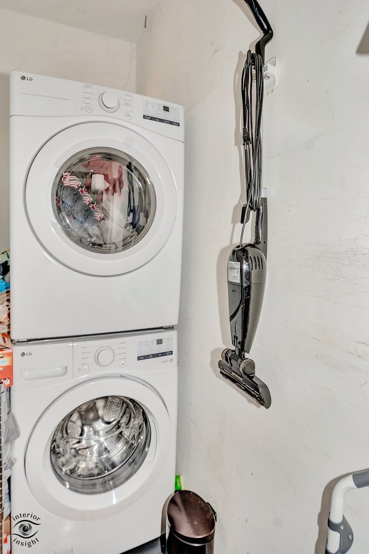 642 West 37th Street Chicago, IL 60609 - Photo 22 of 31 a view of a storage and utility room with a washer dryer