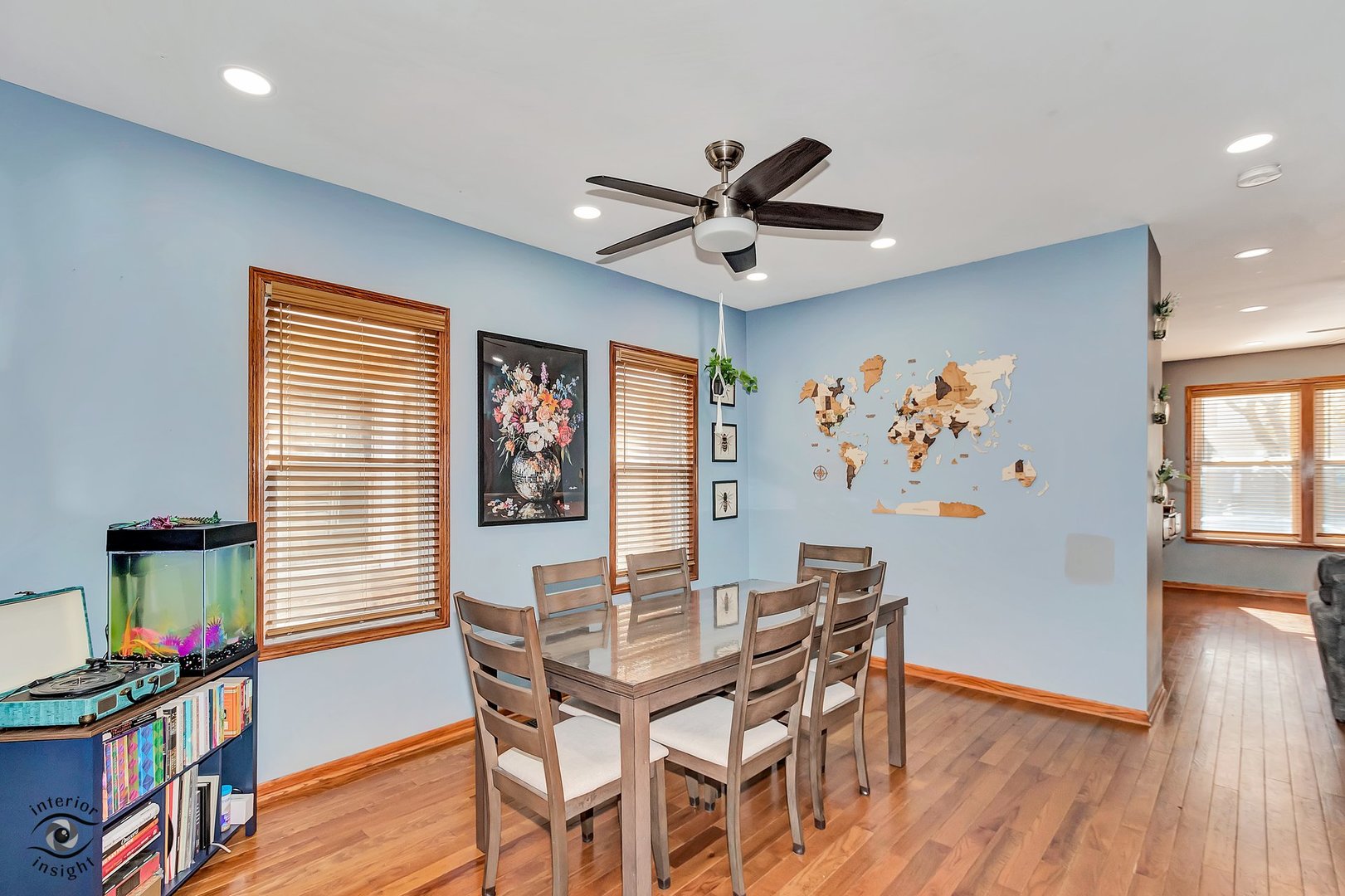 642 West 37th Street Chicago, IL 60609 - Photo 10 of 31 a view of a dining room with furniture window and wooden floor
