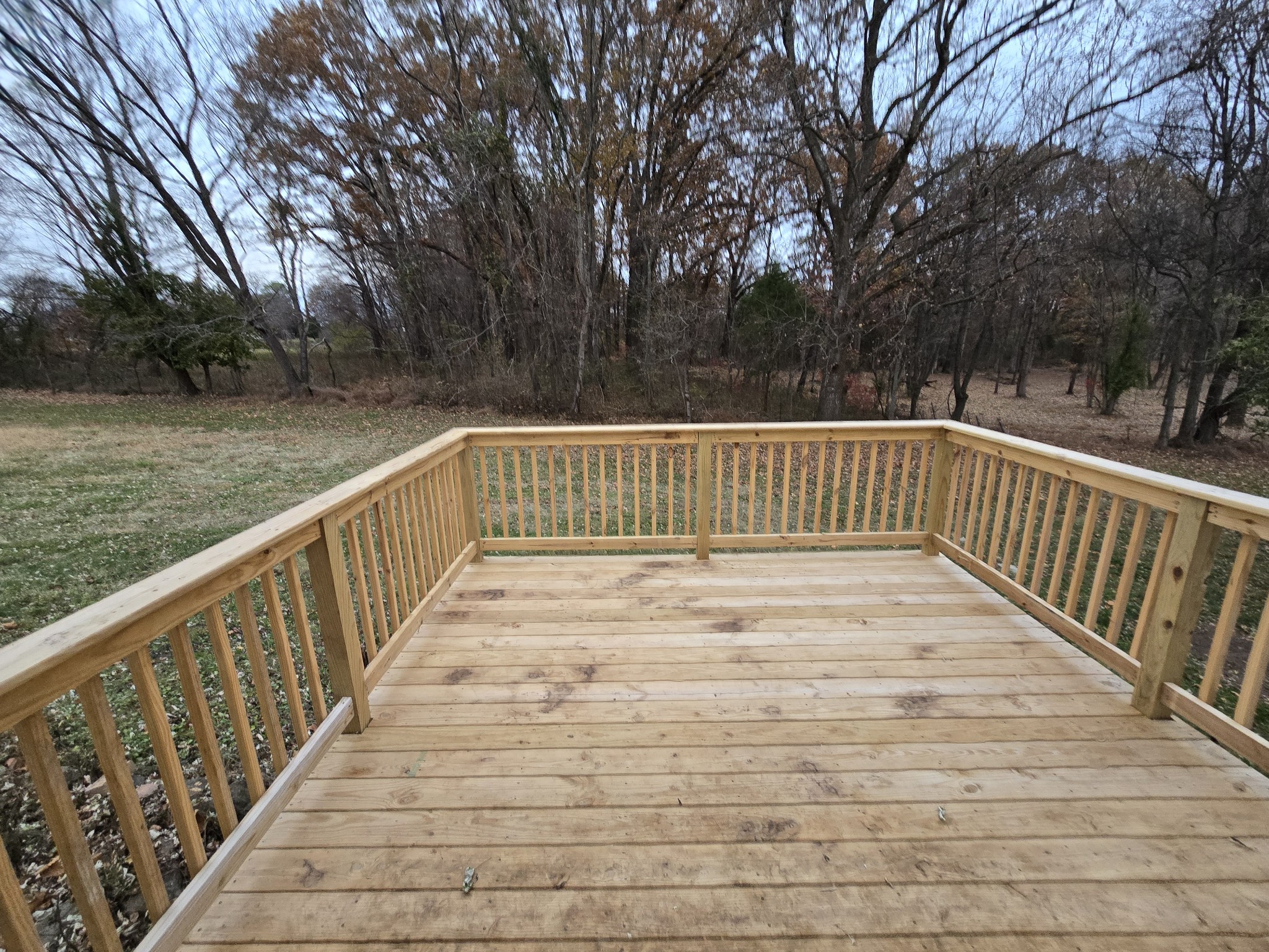 223 Raymond Hodges Road Cottontown, TN 37048 - Photo 9 of 37 a view of balcony with wooden floor and fence