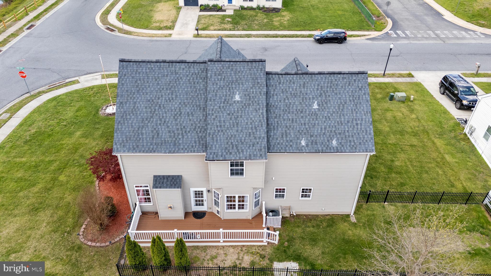 17 Brook Ramble Lane Townsend, DE 19734 - Photo 34 of 35 aerial view of a house with swimming pool and large trees