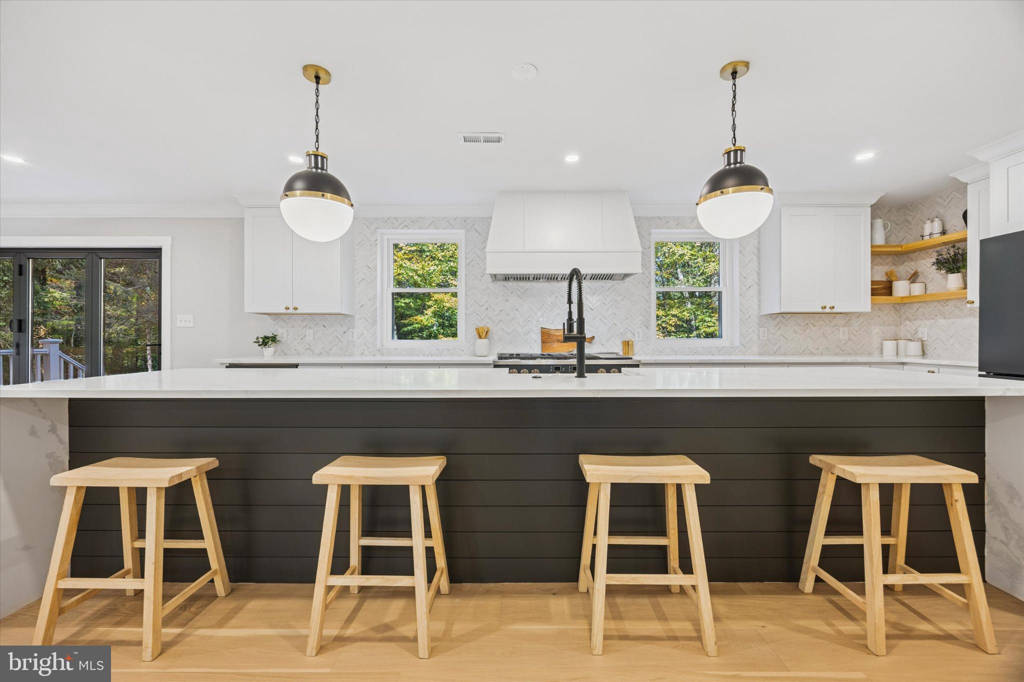 3053 Sidley Hill Road Malvern, PA 19355 - Photo 17 of 53 Modern kitchen with stylish seating.