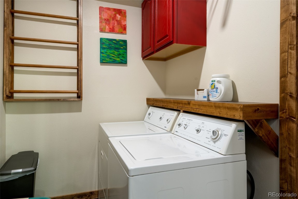 58195 Jupiter Place Clark, CO 80428 - Photo 25 of 29 a utility room with dryer and washer