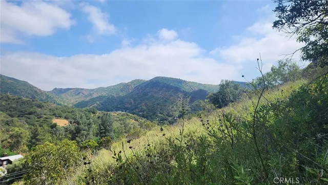 a view of a city and mountains
