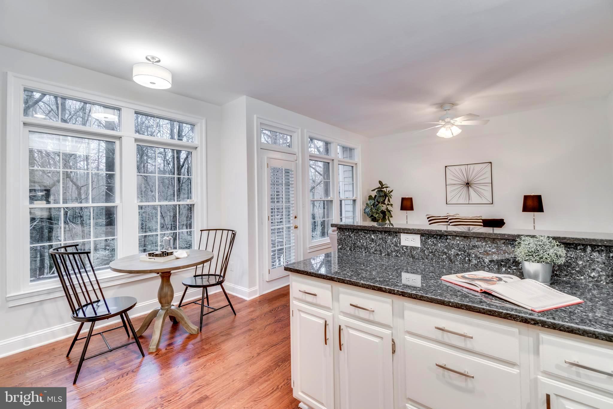 1318 Sundial Drive Reston, VA 20194 - Photo 21 of 52 Breakfast nook from kitchen, rear deck door...
