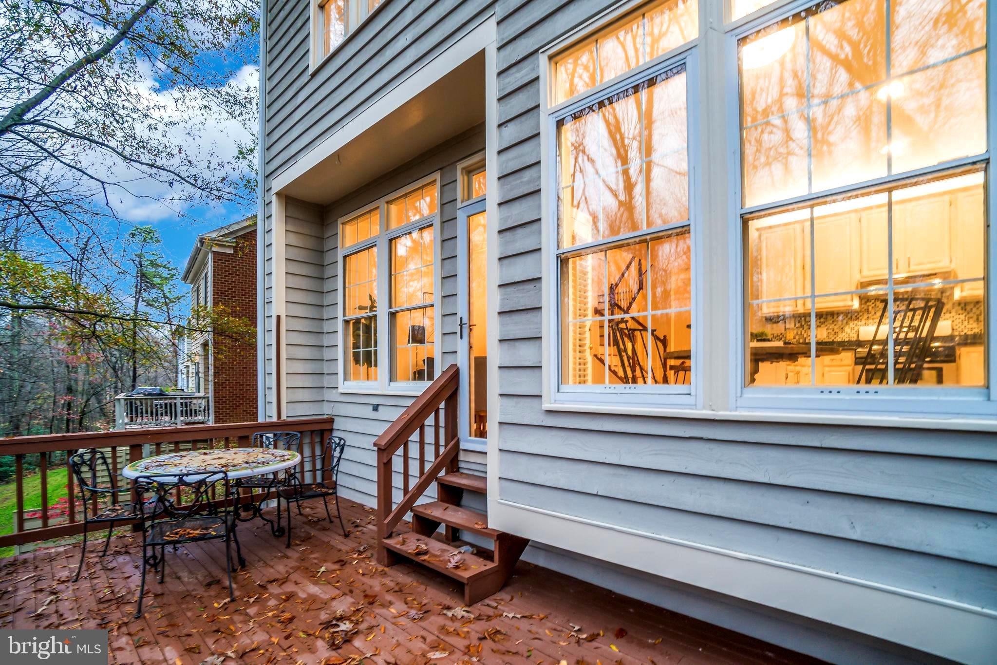 1318 Sundial Drive Reston, VA 20194 - Photo 22 of 52 Pretty little ceramic table on deck