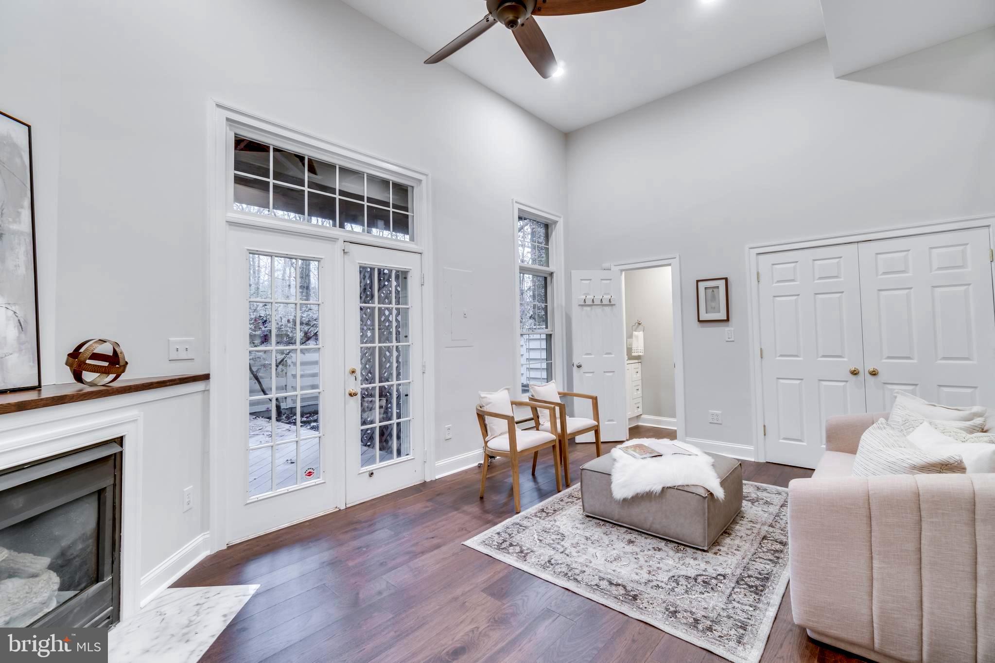 1318 Sundial Drive Reston, VA 20194 - Photo 28 of 52 View to fireplace and walkout doors