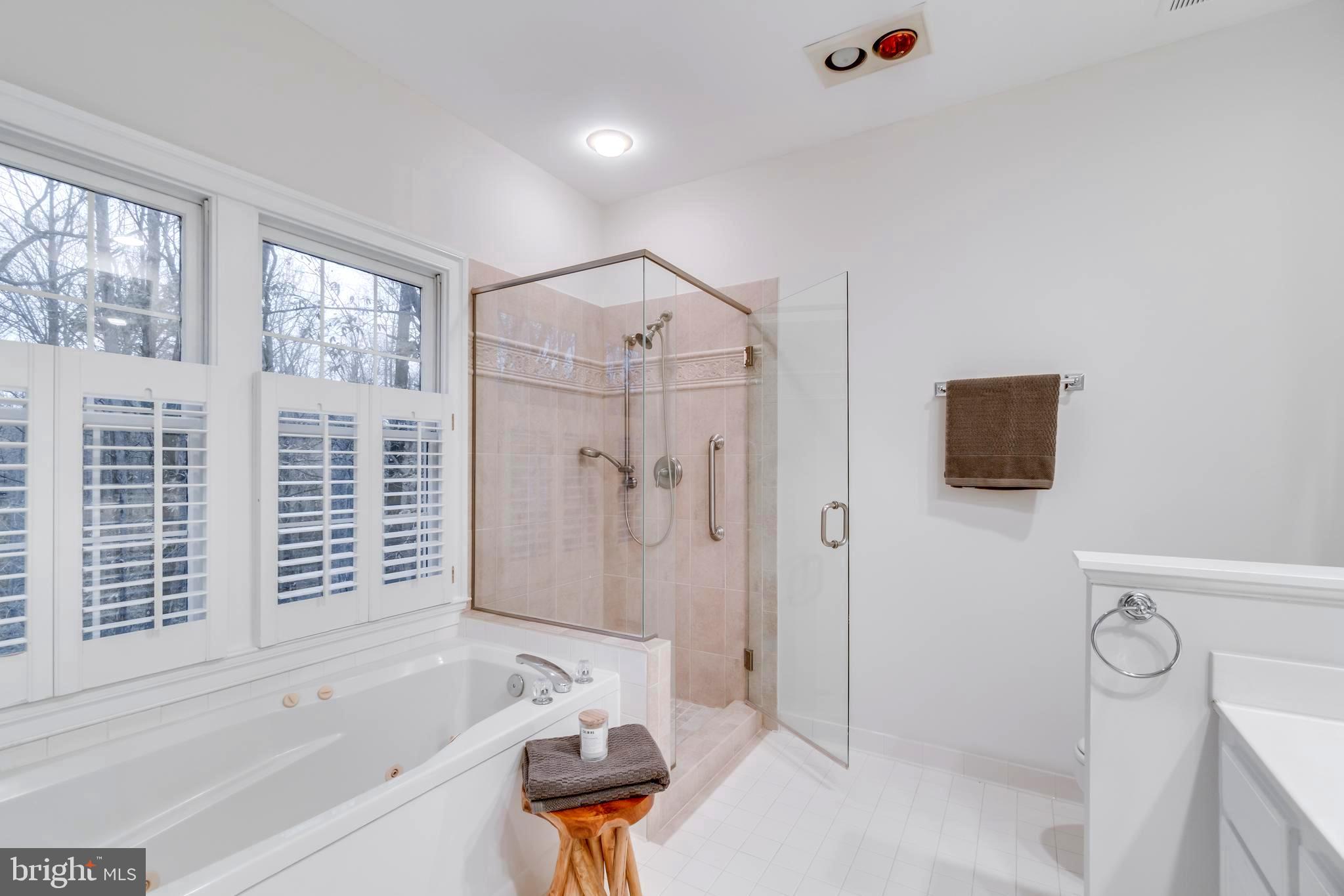 1318 Sundial Drive Reston, VA 20194 - Photo 41 of 52 Master Bath, jetted soak tub, separate shower