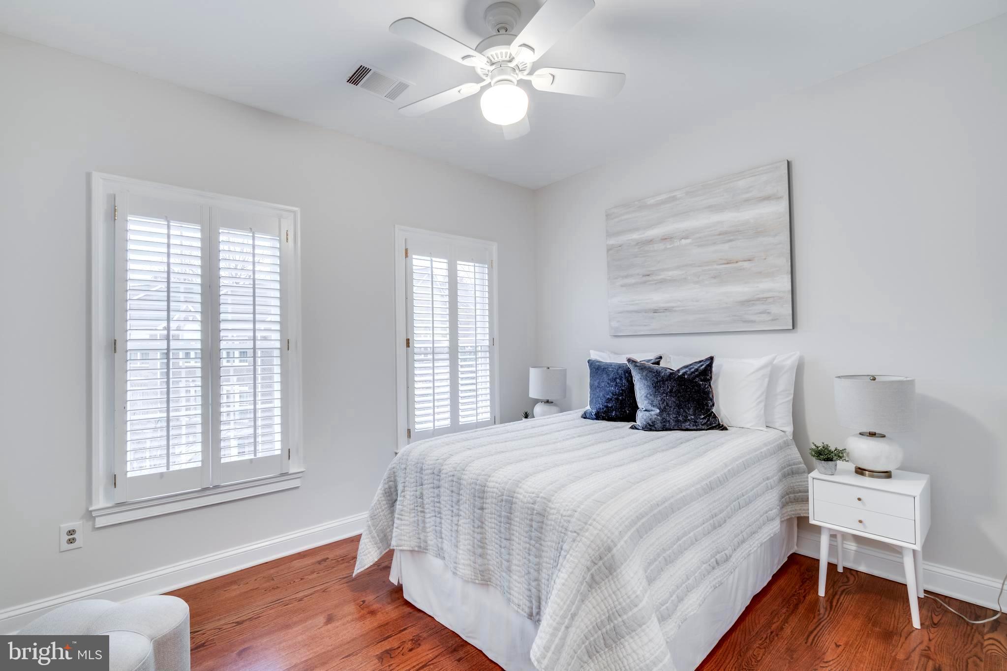 1318 Sundial Drive Reston, VA 20194 - Photo 46 of 52 3rd Bedroom view, classic wooden shutters