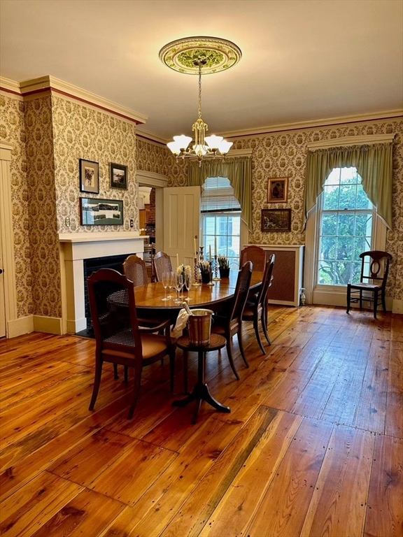 1341 Hardwick Road Hardwick, MA 01037 - Photo 12 of 27 a view of a dining room with furniture window and wooden floor