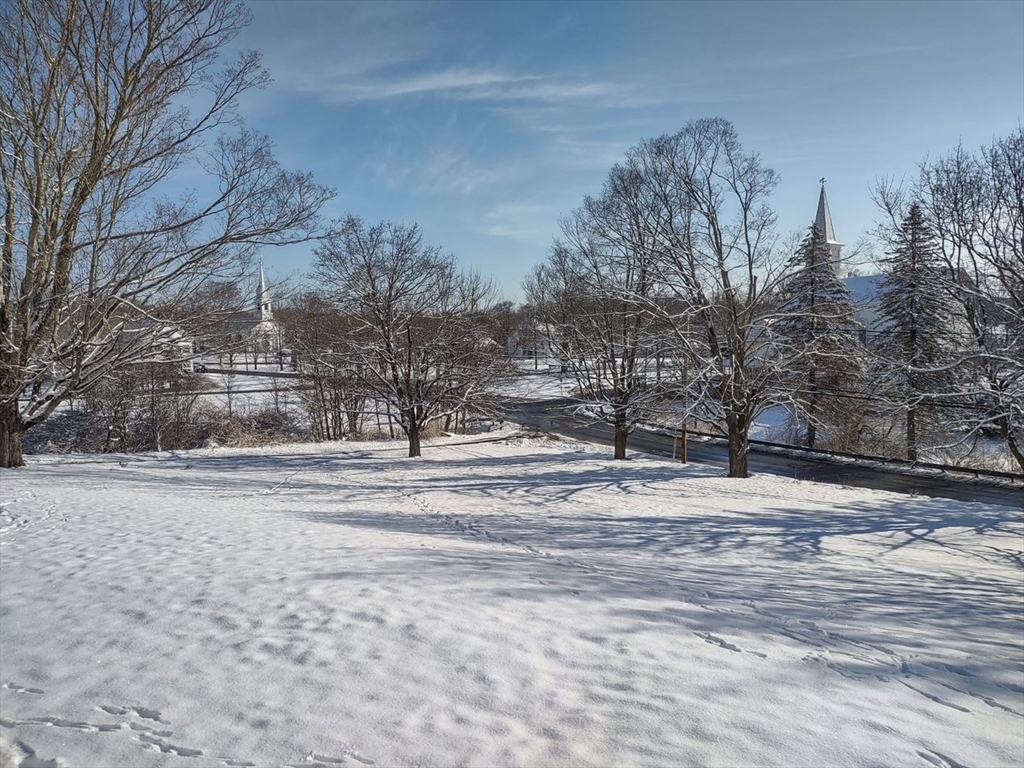 1341 Hardwick Road Hardwick, MA 01037 - Photo 10 of 27 a view of road with covered with snow