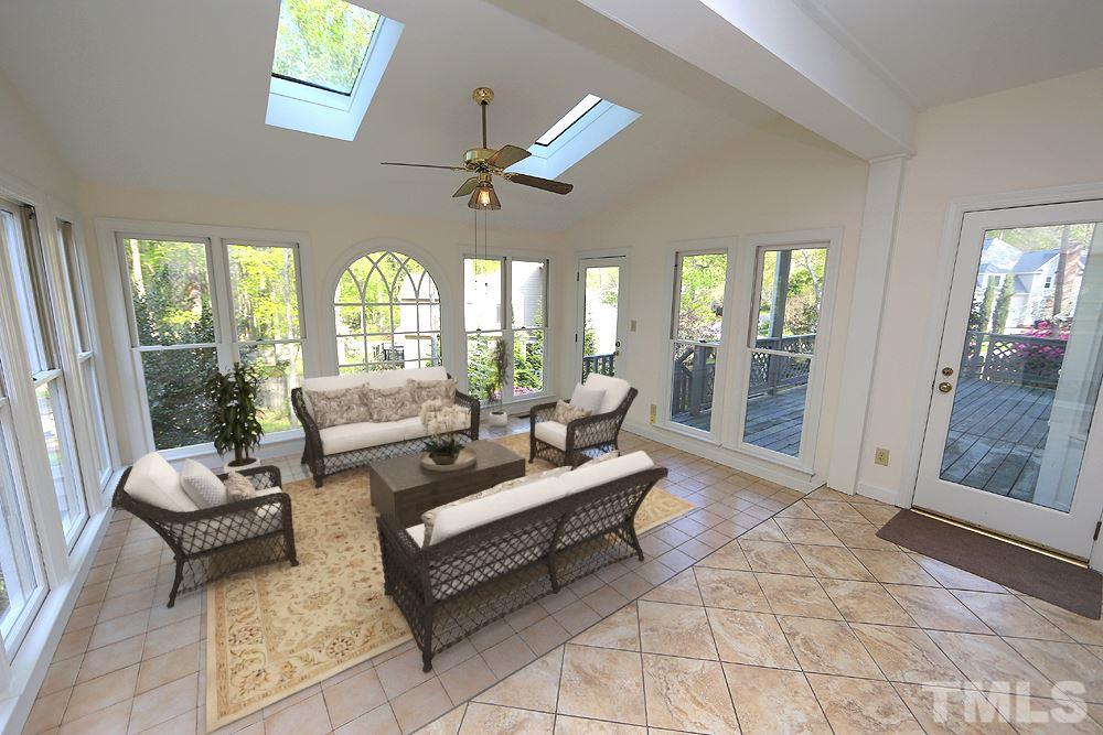 7809 Ketley Court Raleigh, NC 27615 - Photo 15 of 30 The Sun Room in the back of the home just may be your favorite spot!