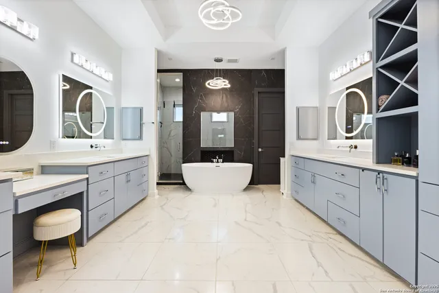 a view of balcony with furniture