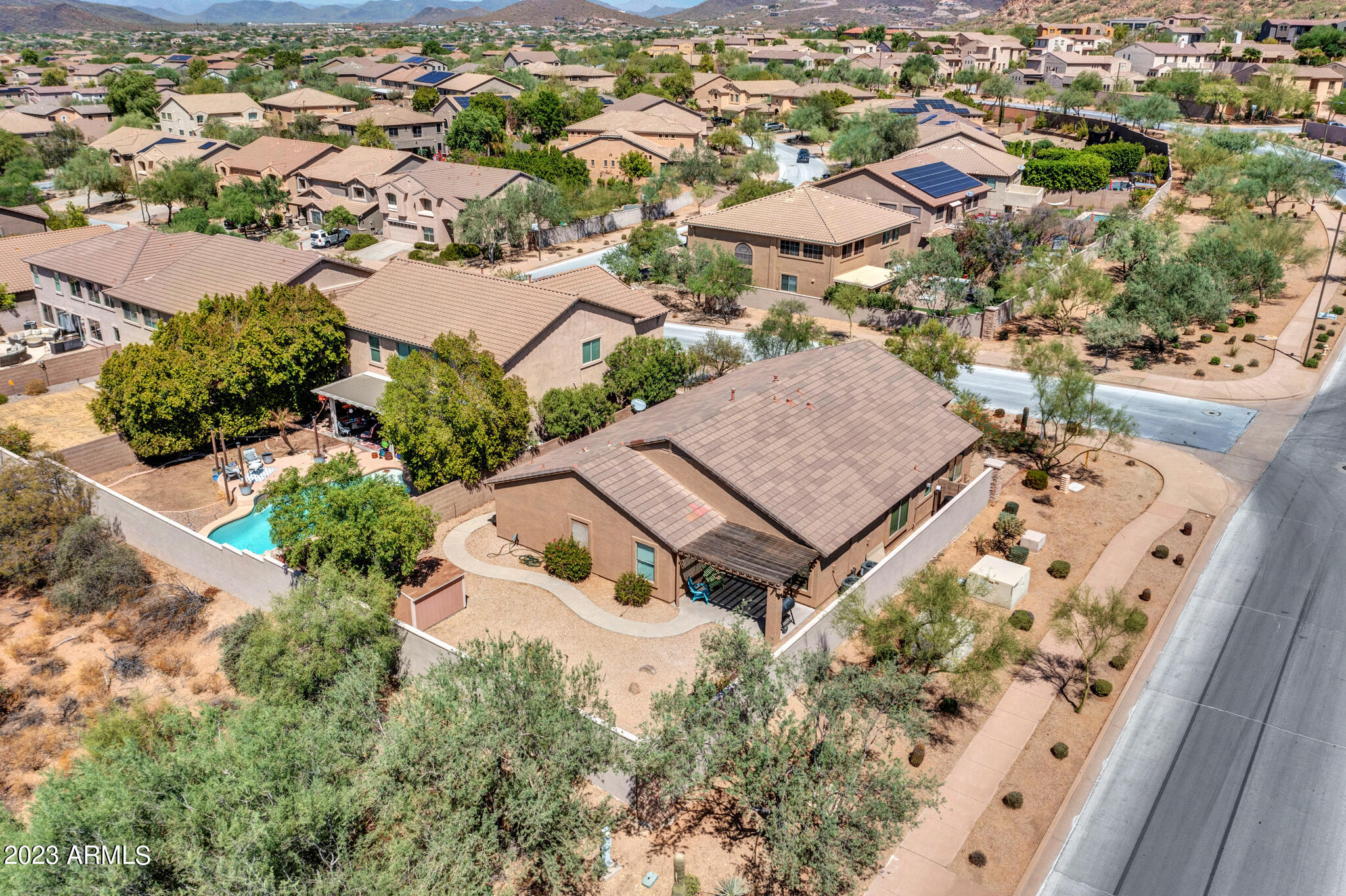 2309 West Florentine Road Phoenix, AZ 85086 - Photo 17 of 74 01-Drone (Back) (8)