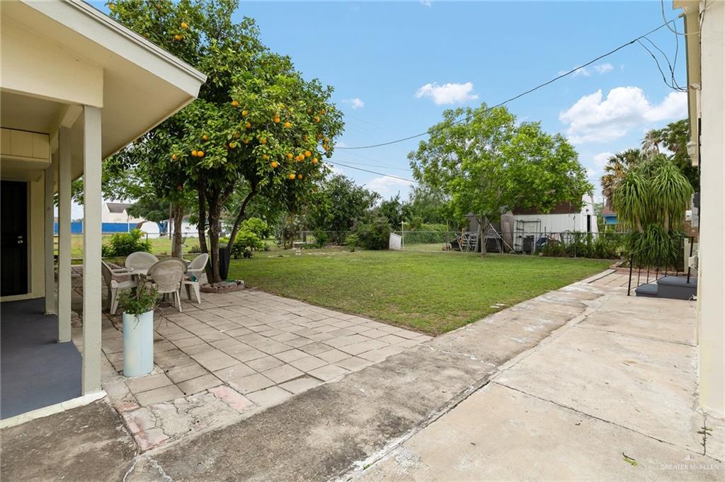 218 East Sam Houston Boulevard Pharr, TX 78577 - Photo 19 of 25 a view of a backyard with sitting area
