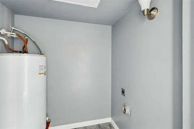 a bathroom with a window