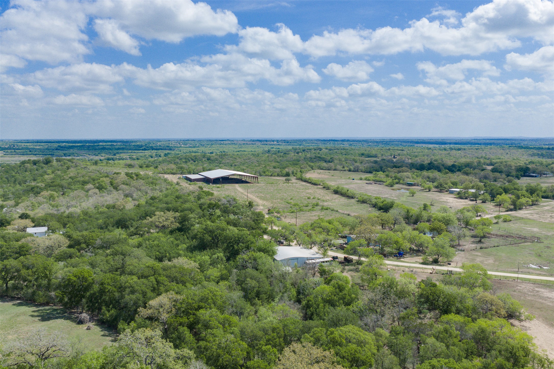 8519 State Park Road Lockhart, TX 78644 - Photo 32 of 40 Aerial view of a heavily wooded area