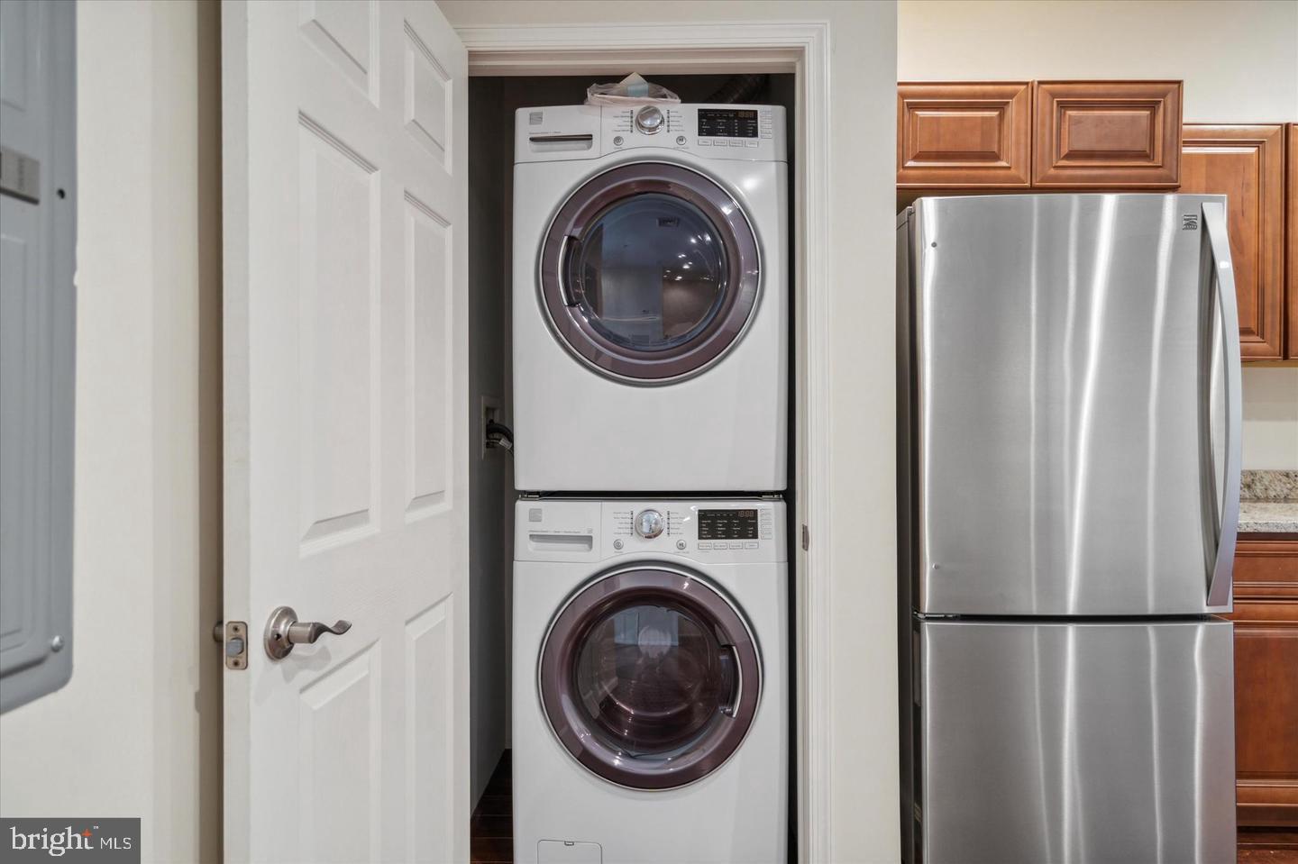 118 Richmond Street, Unit 2B Philadelphia, PA 19125 - Photo 4 of 14 a view of a washer and dryer in a utility room