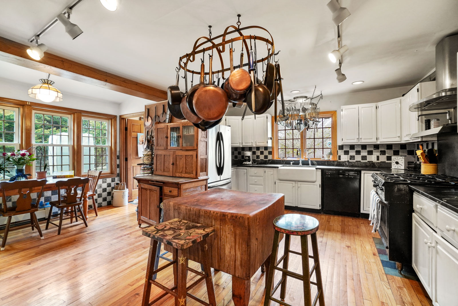 10 Skyline Drive Nantucket, MA 02554 - Photo 13 of 38 Hardwood floors in the kitchen and throughout the house