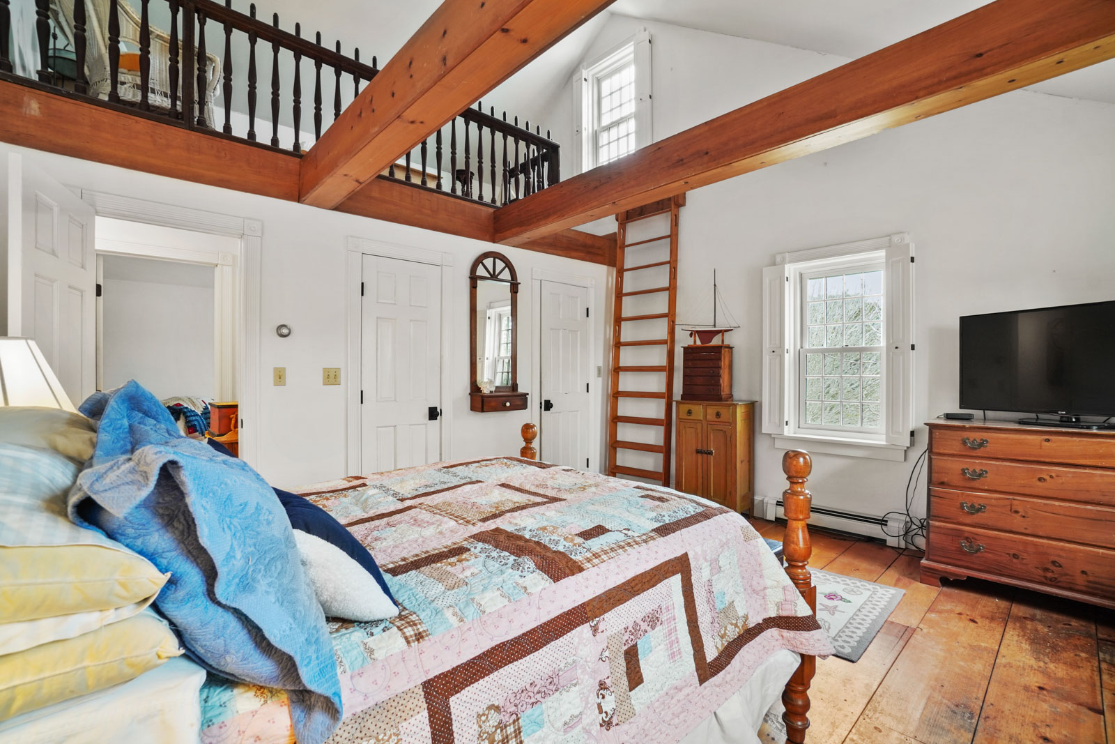 10 Skyline Drive Nantucket, MA 02554 - Photo 16 of 38 Main Bedroom with reading loft