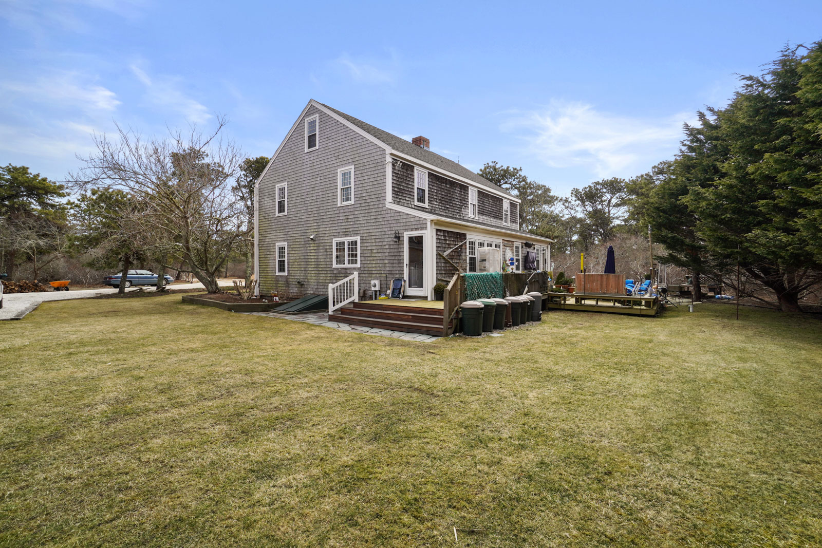 10 Skyline Drive Nantucket, MA 02554 - Photo 25 of 38 View from the yard (large enough to accommodate a pool!)