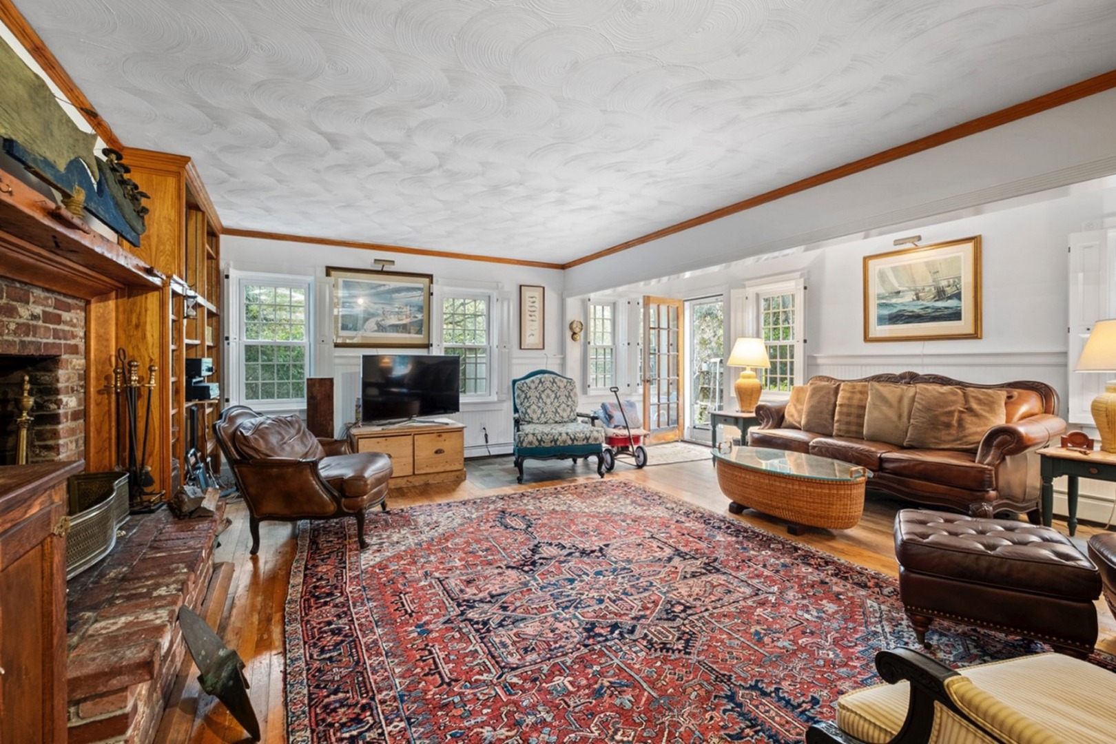 10 Skyline Drive Nantucket, MA 02554 - Photo 6 of 38 View of family room from the main entry hall