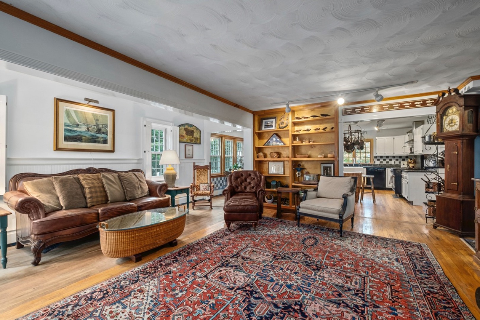 10 Skyline Drive Nantucket, MA 02554 - Photo 10 of 38 View of family room toward kitchen