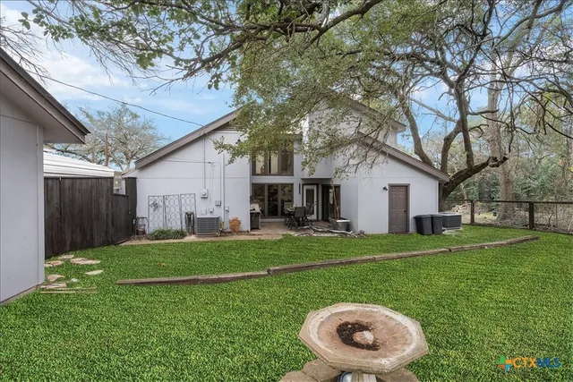 a view of terrace with stainless steel appliances