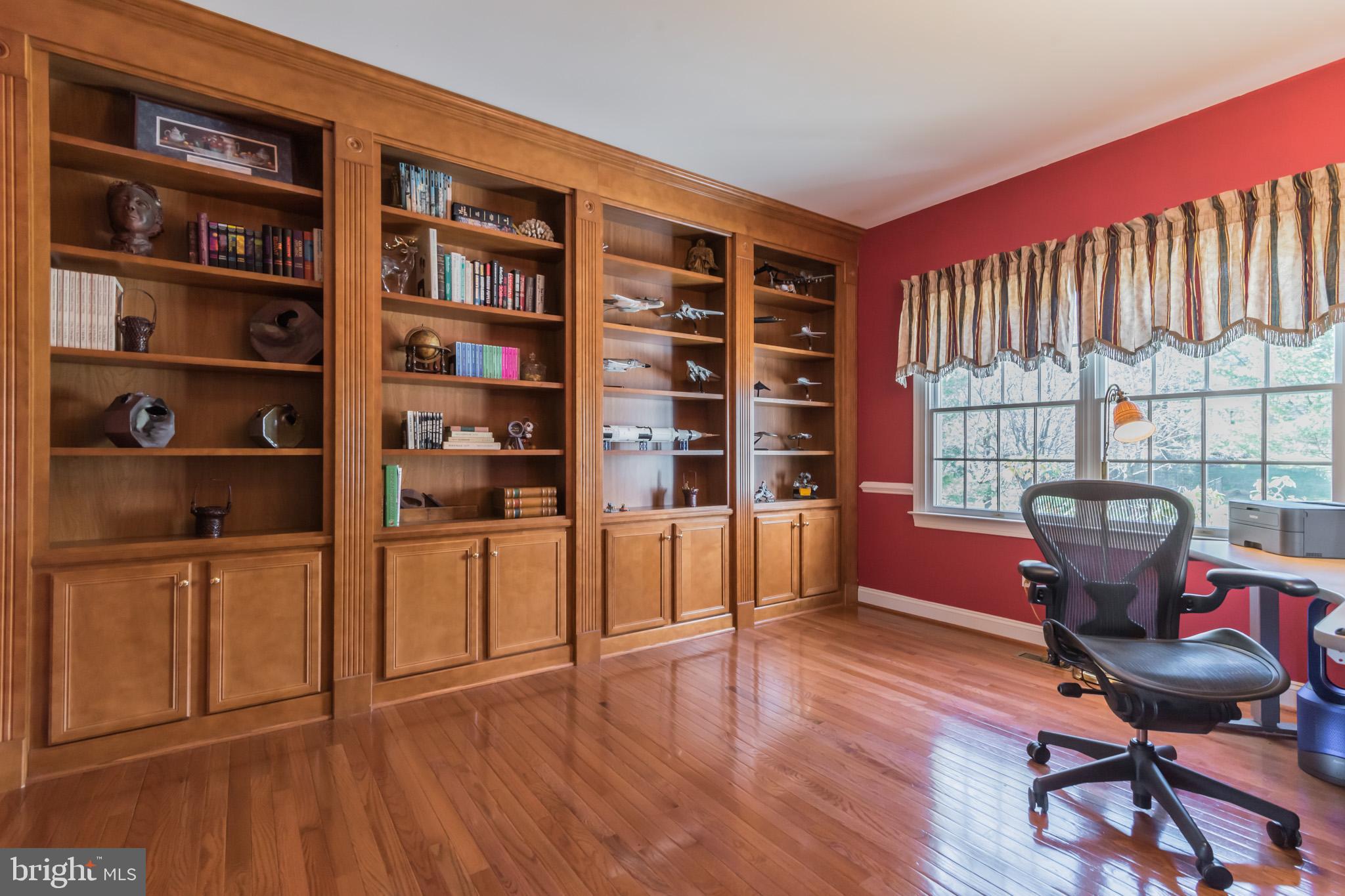 1168 Pebble Spring Drive Berwyn, PA 19312 - Photo 14 of 38 Office with Built In Shelving and Cabinetry