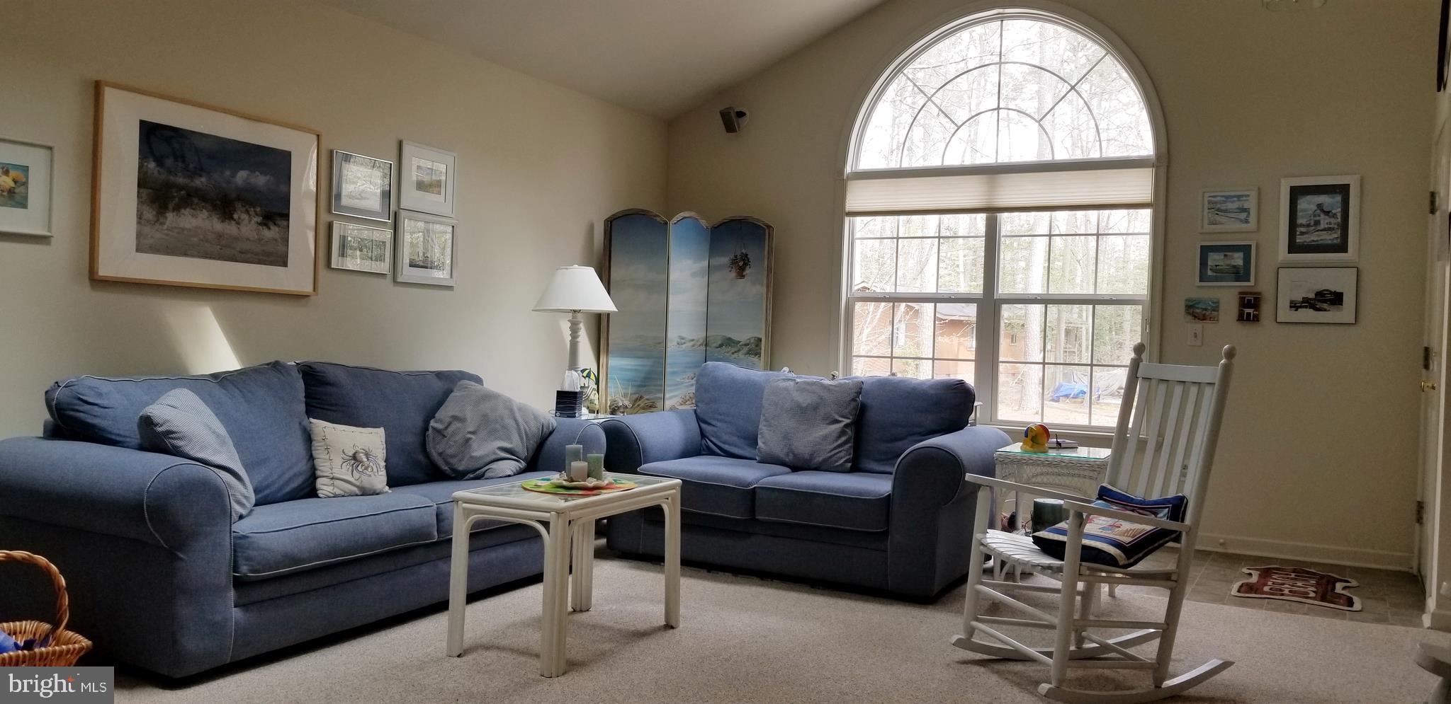 109 Pinehurst Road Ocean Pines, MD 21811 - Photo 3 of 21 Great Room with large arched window and skylights