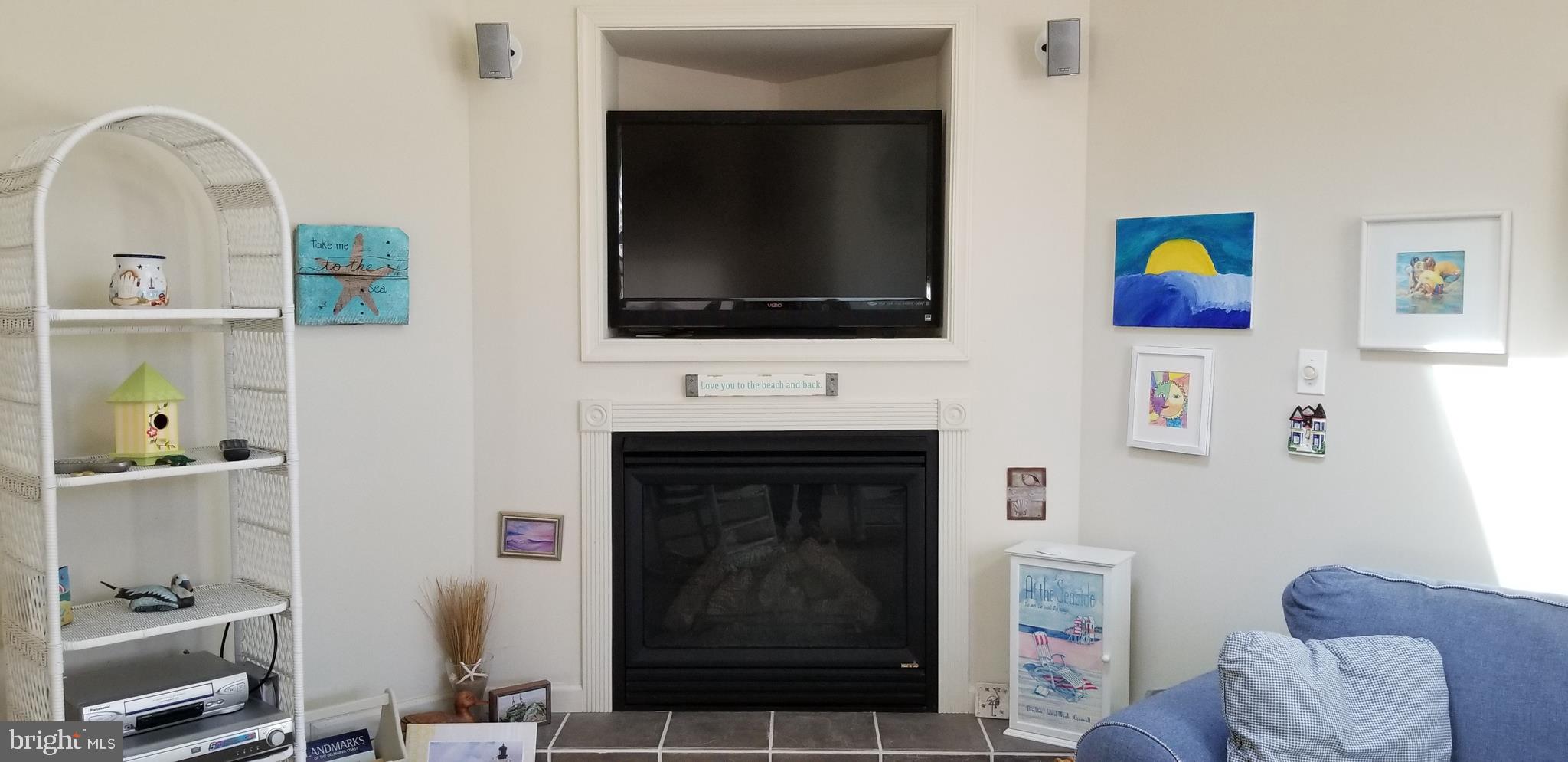 109 Pinehurst Road Ocean Pines, MD 21811 - Photo 5 of 21 Gas fireplace and built in TV space in Great Room